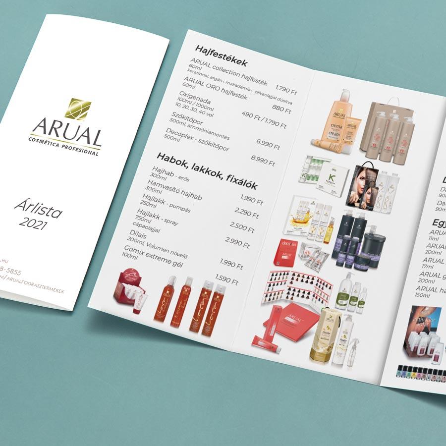 Prospektus, árlista